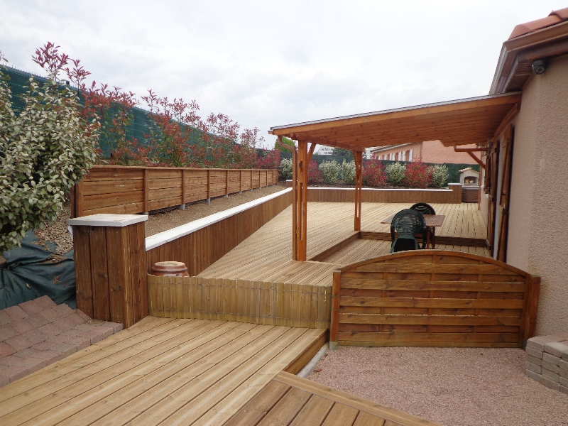Terrasse, Pergola Bois