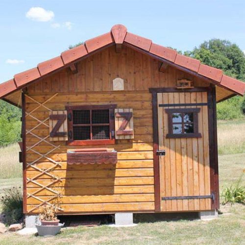 Abris de jardin couverture tuiles à Mariol