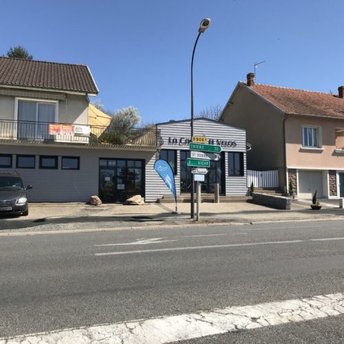 Façade bardage ciment à Abrest