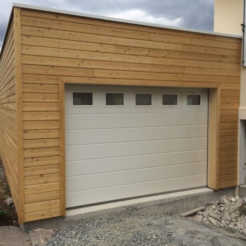 Garage ossature bois bardage Mélèze à Vichy