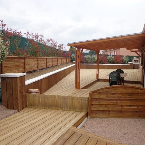 Terrasse, Pergola Bois